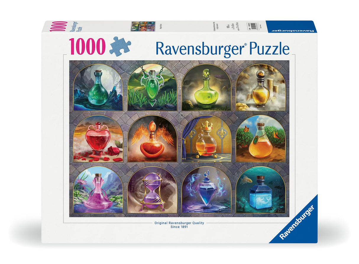 Ravensburger Magical Potions 1000 Piece Jigsaw Puzzle for Adults - Handcrafted Tooling, Made in Germany, Every Piece Fits Together Perfectly