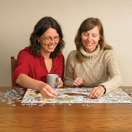Cobble Hill 500 Piece Puzzle - Busy as a Bee - Sample Poster Included - image 3