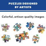 White Mountain - Harvest Market- 500 Piece Jigsaw Puzzle