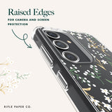 Rifle Paper Co - Ultra Slim Antimicrobial Case For Samsung Galaxy S24 - Petite Fleurs