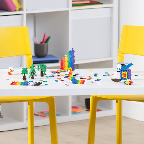 Plus Plus 70 Piece Interlocking Building Blocks for Kids - Basic Mix Play Tube