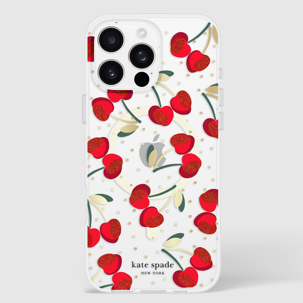 Kate Spade - Protective Magsafe Case For Apple Iphone 16 Pro Max - Cherry Dot