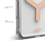 Urban Armor Gear (uag) -  Plyo Magsafe Case For Apple Iphone 16 Pro - Ice And Rose Gold