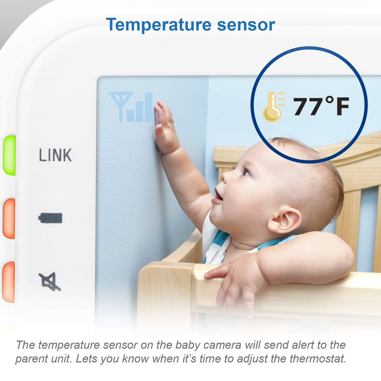 VTech VM3252 Baby Monitor, 2.8” Screen