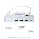 Satechi - Usb C Clamp Hub For Apple Imac 24in - Silver