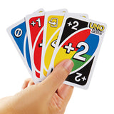 Mattel Games UNO FLIP! Family Card Game, with 112 Cards in a Sturdy Storage Tin, Makes a Great Game for 7 Year Olds and Up