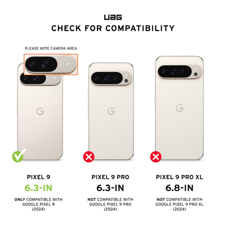 Urban Armor Gear (uag) - Plyo Pro Case For Google Pixel 9 - Ice And Silver