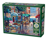 Cobble Hill 1000 Piece Puzzle - Rainy Day Stroll - Sample Poster Included