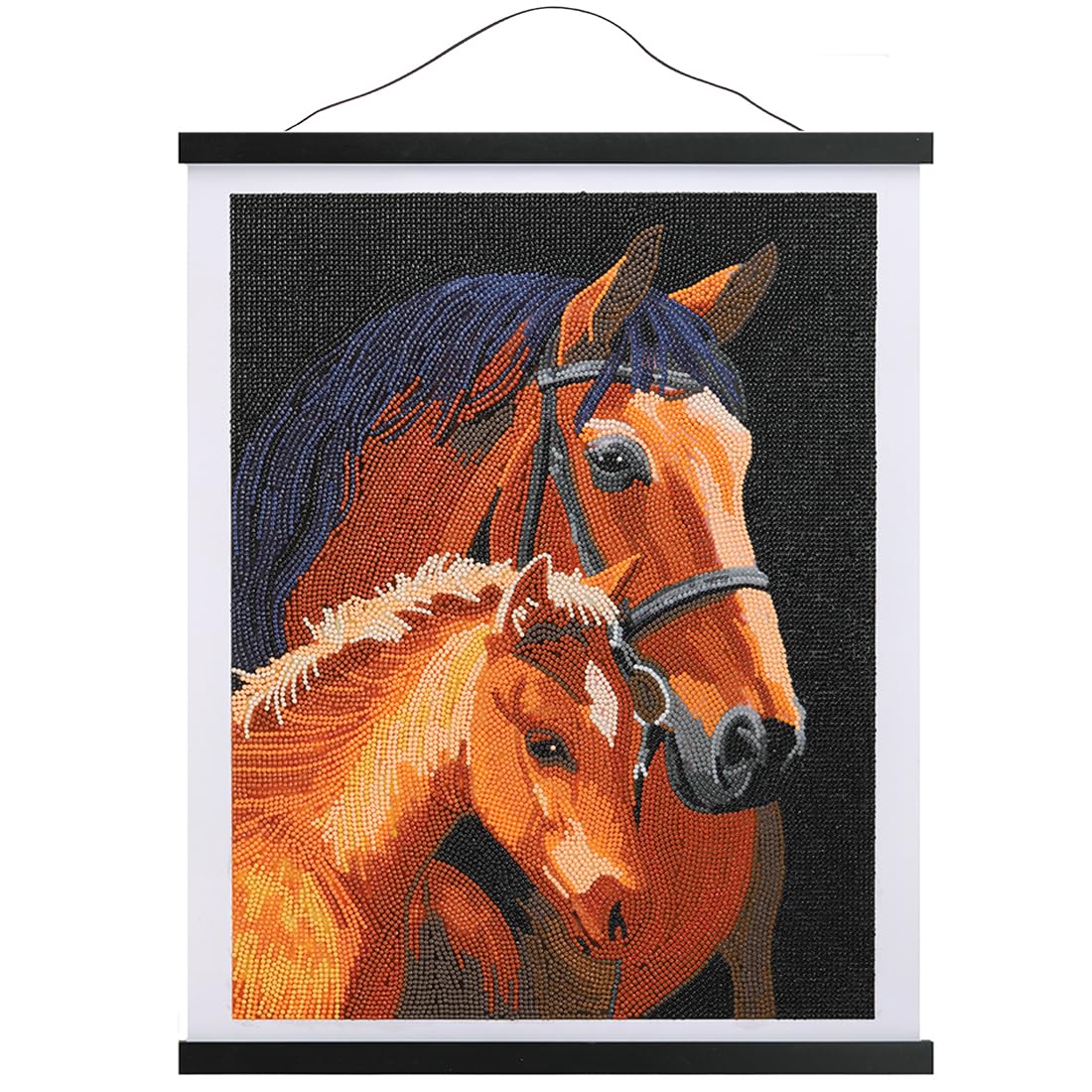 CRYSTAL ART Diamond Station kit 45x35cm - Chestnut Mares