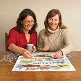 Cobble Hill 1000 Piece Puzzle - Tea Time - Sample Poster Included