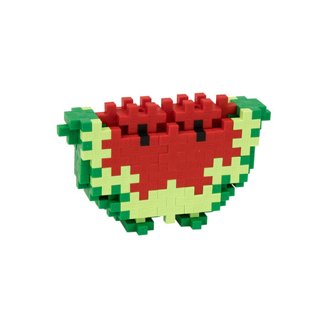 Plus Plus 3D Food Building Block Set - Watermelon Mini Maker Tube Kit