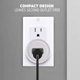 Energizer Connect Smart WiFi Plug 4 Pack, Mobile Connect App Enabled, Voice Controlled, Alexa, Echo, Siri, Hey Google Enabled, No Hub Required, Mini Outlet 15-Watt, 2.4GHz, ETL & FCC Certified