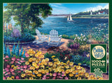 Cobble Hill 1000 Piece Puzzle - Seashore - Sample Poster Included