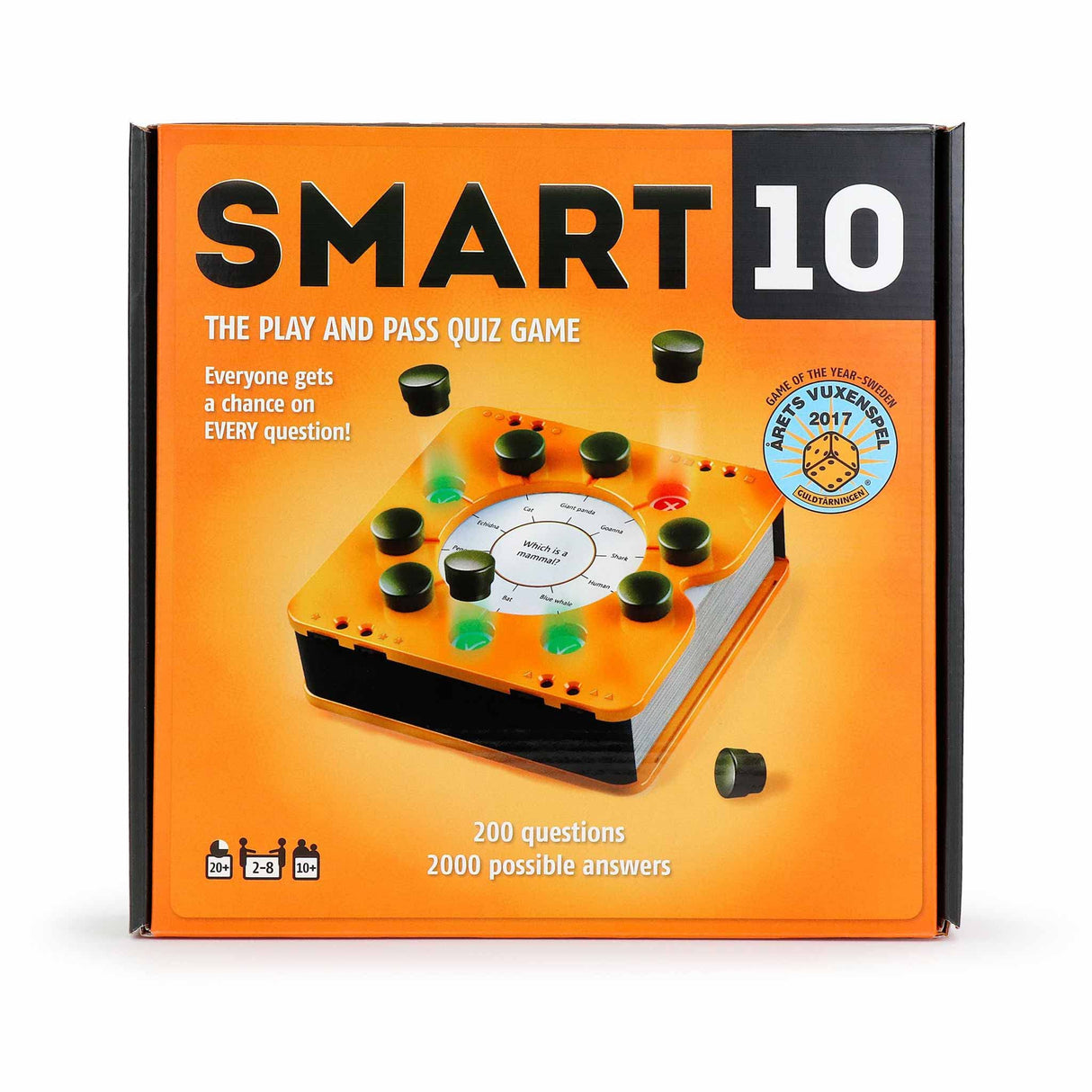 Smart 10 Pass and Play Trivia Game | Perfect Family Board Game