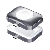 Satechi - Usb C 2 In 1 Wireless Charging Dock For Apple Watch And Airpods - Space Gray