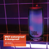 Jbl - Pulse 5 Waterproof Bluetooth Speaker - Black