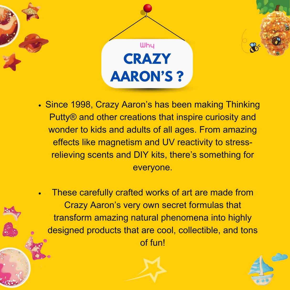 Crazy Aaron's Comic Book Thinking Putty - 4" Tin Thinking Putty - Non-Toxic Sensory Play Putty - Never Dries Out - Creative Toy Fun for Ages 3+