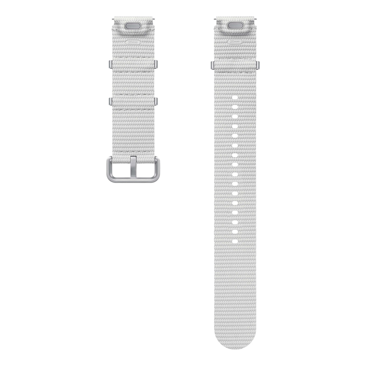 Samsung - Athleisure Band For Samsung Galaxy Watch7 40mm  / Galaxy Watch7 44mm  /  Galaxy Watch Fe M / L - Silver