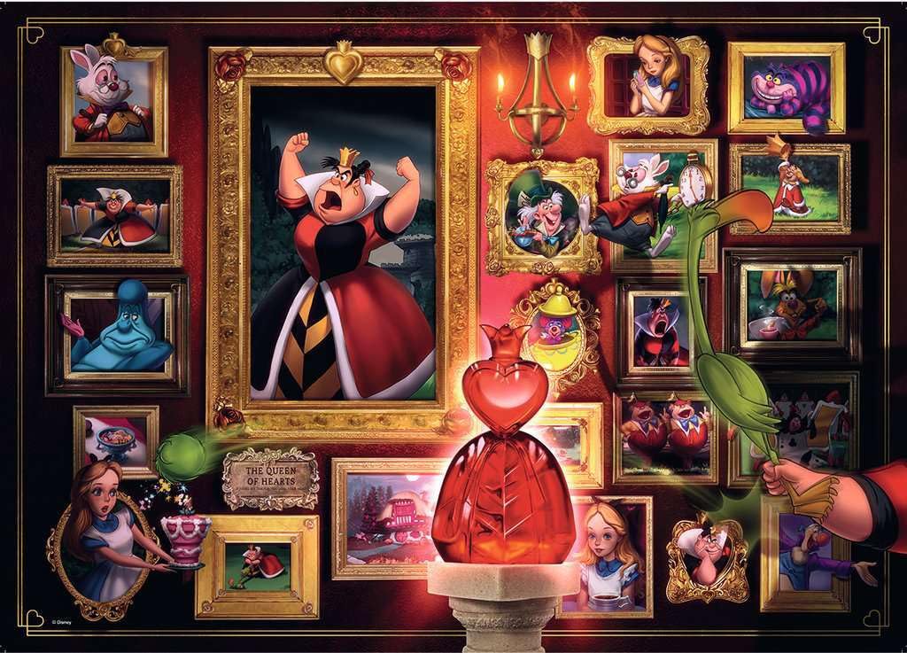 Ravensburger Disney Queen of Hearts 1000 Piece Jigsaw Puzzle for Adults – Every piece is unique, Softclick technology Means Pieces Fit Together Perfectly