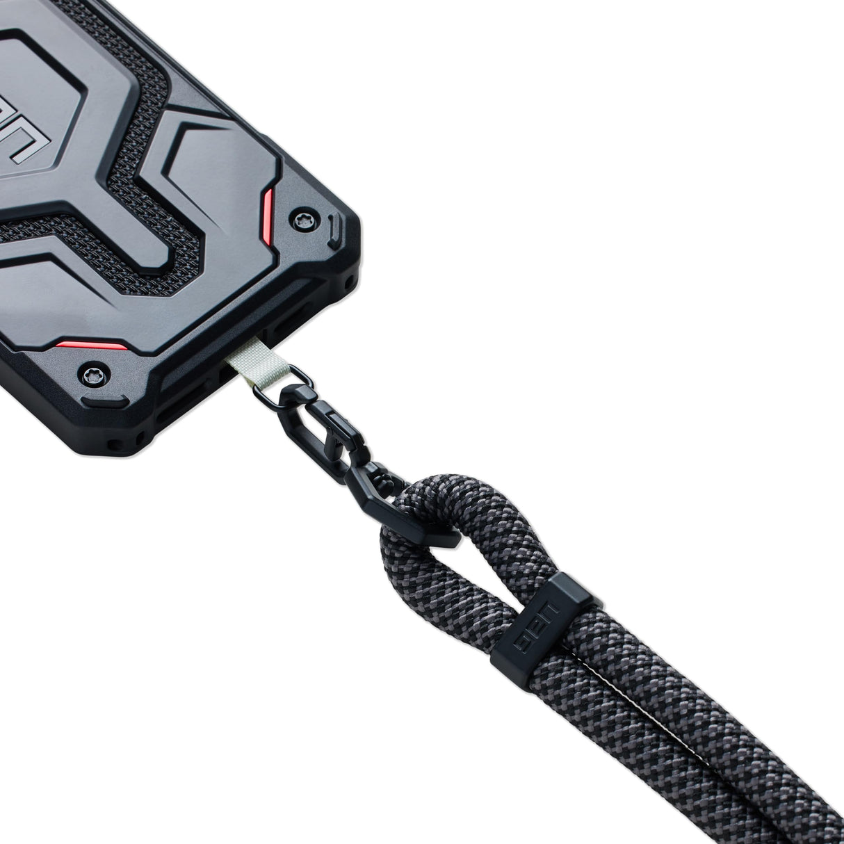 Urban Armor Gear (uag) - Civilian Crossbody Slim Lanyard - Graphite And Black