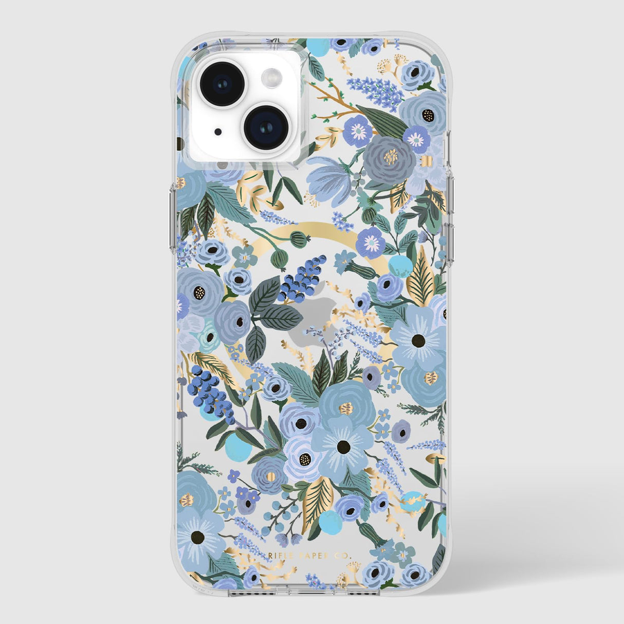 Rifle Paper Co - Magsafe Case For Apple Iphone 15 Plus - Garden Party Blue