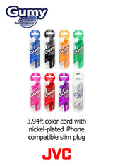 JVC HAF160V Gumy Ear Bud Headphone Violet