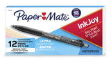 Paper Mate InkJoy 300RT Retractable Ballpoint Pens, Medium Point, Black, 12 Count