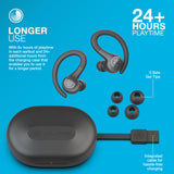 Jlab - Go Air Sport True Wireless In Ear Earbuds - Graphite