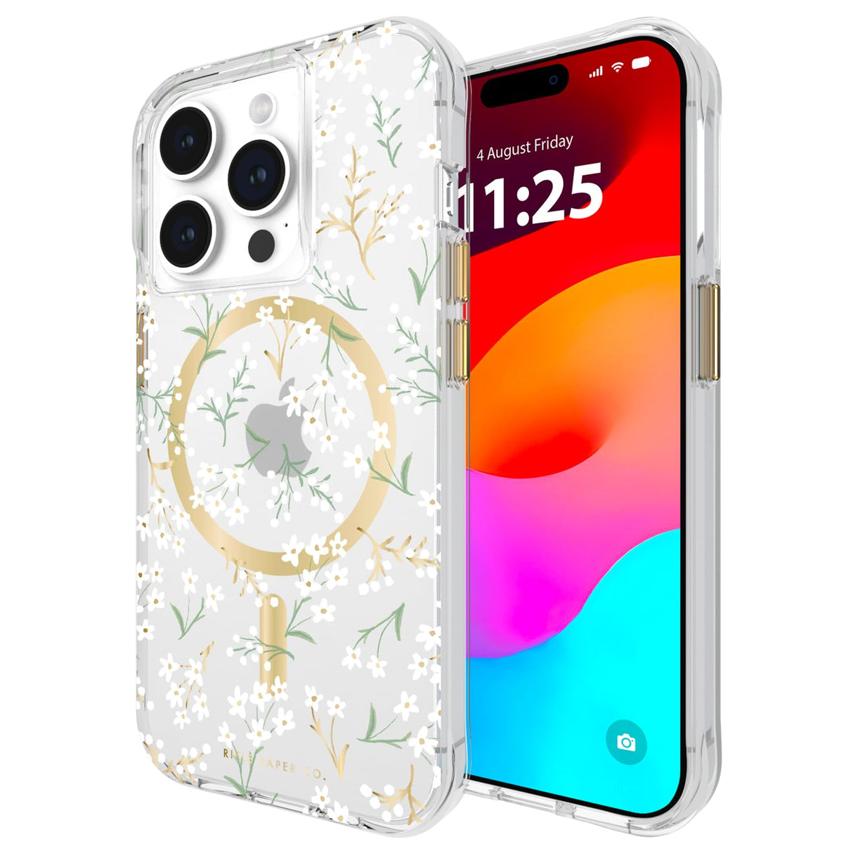 Rifle Paper Co - Magsafe Case For Apple Iphone 15 Pro - Petite Fleurs