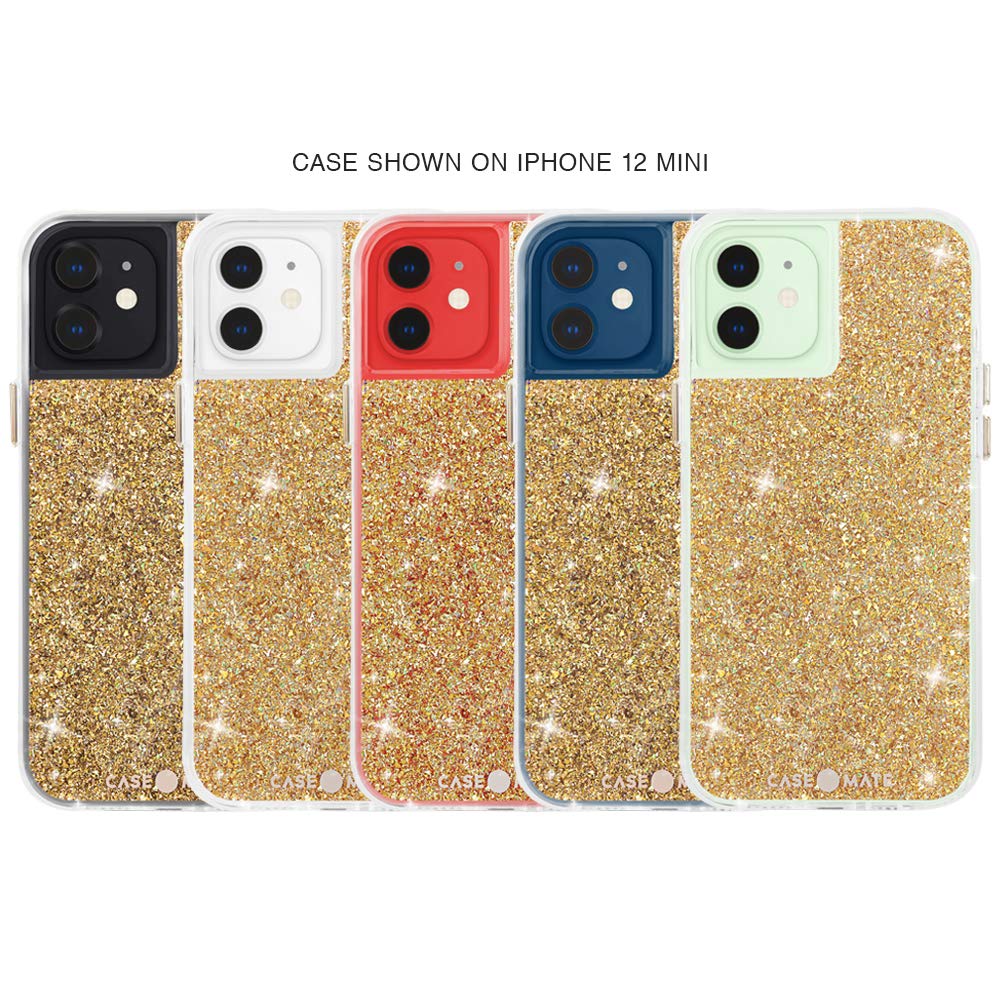 Case-Mate Twinkle Series Hard Case for Apple iPhone 12 Mini (5G) - Gold