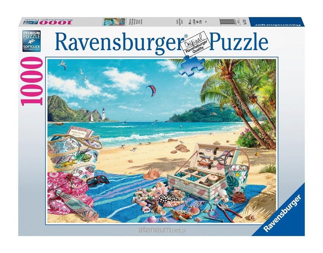 Ravensburger The Shell Collector Jigsaw Puzzle - 1000 Piece | Unique Softclick Technology | Engaging Artwork | FSC Certified Materials