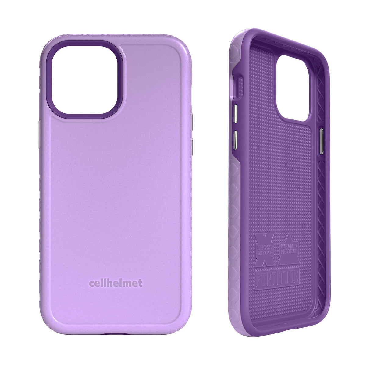 IPHONE 13 PRO MAX CELLHELMET - FORTITUDE CASE - LILAC BLOSSOM PURPLE