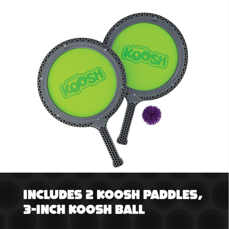 Koosh Paddle Playset – Kids Outdoor Toys, Beach Toys, Kids Games, Outdoor Games for Adults and Family, Outdoor Games for Kids, Kids Toys, Fidget Toys for Kids, Ages 4+