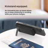 Belkin - Boost Up Charge Magnetic Wireless Power Bank And Stand 5,000 Mah - Black