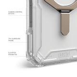 Urban Armor Gear (uag) -  Plasma Xte Magsafe Case For Apple Iphone 16 Pro Max - Clear And Titanium