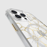 Case-mate - Floral Gems Magsafe Case For Apple Iphone 15 Pro Max - Gold