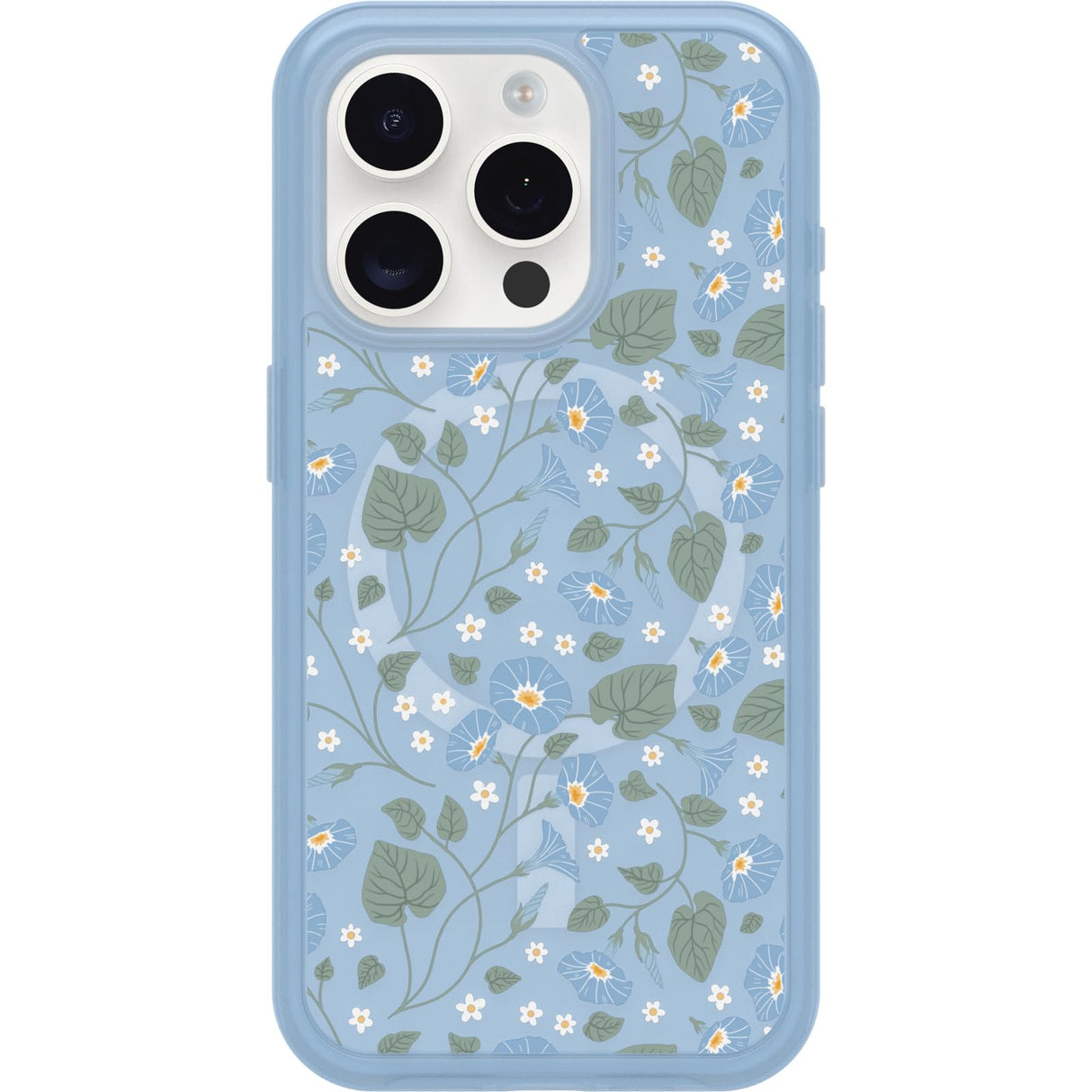 Otterbox - Symmetry Plus Clear Magsafe Case For Apple Iphone 15 Pro  - Dawn Floral