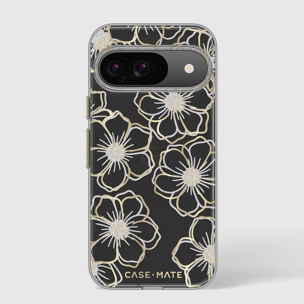 Case-mate - Floral Gems Case For Google Pixel 9 / Pixel 9 Pro - Gold