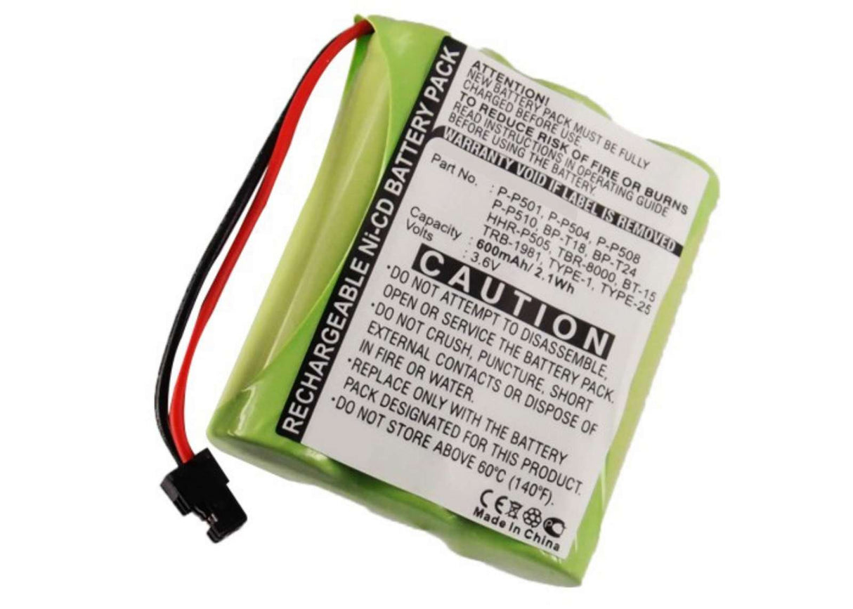 Ultralast UL-505 Cordless Phone Battery for Panasonic HHR-P505 Equivalent