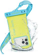 Case-mate - Waterproof Floating Pouch - Lime And Blue