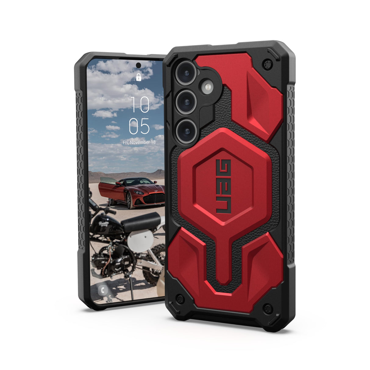 Urban Armor Gear (uag) - Monarch Case For Samsung Galaxy S24 Plus - Crimson