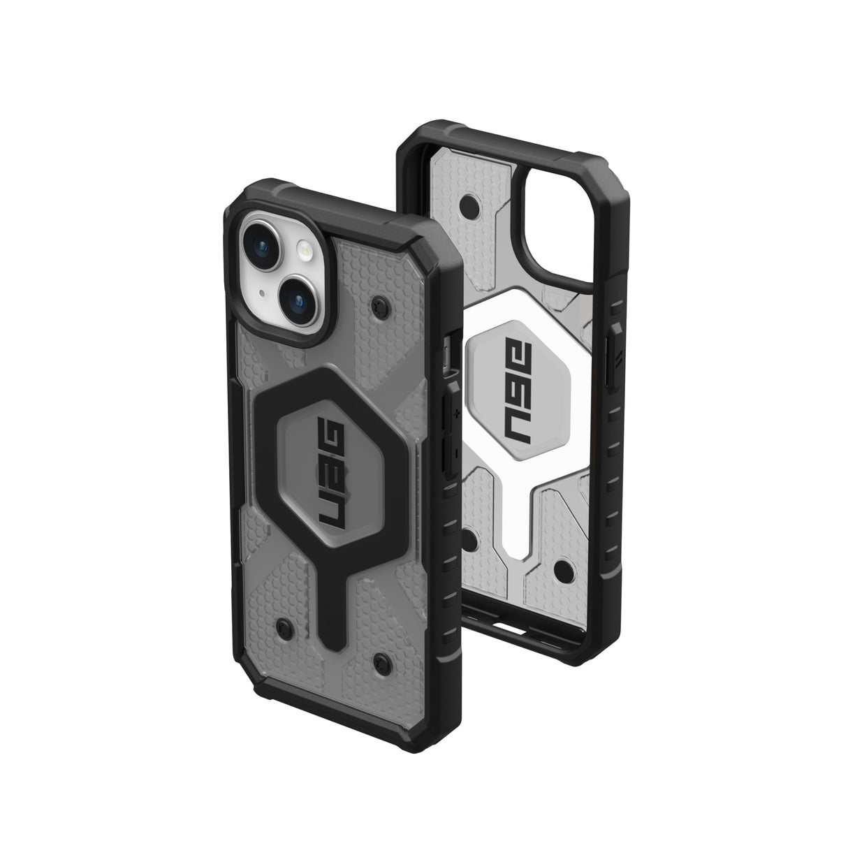 Urban Armor Gear (uag) - Plyo Magsafe Case For Apple Iphone 15 - Ice And Silver