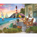 White Mountain Puzzles Beach Vacation - 1000 Piece Jigsaw Puzzle