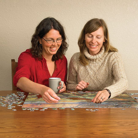 Cobble Hill 1000 Piece Puzzle - Autumn Dream Day - Sample Poster Included - image 4