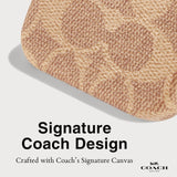 Coach - Slim Wrap Case For Apple Iphone 16 Pro - Signature Tan