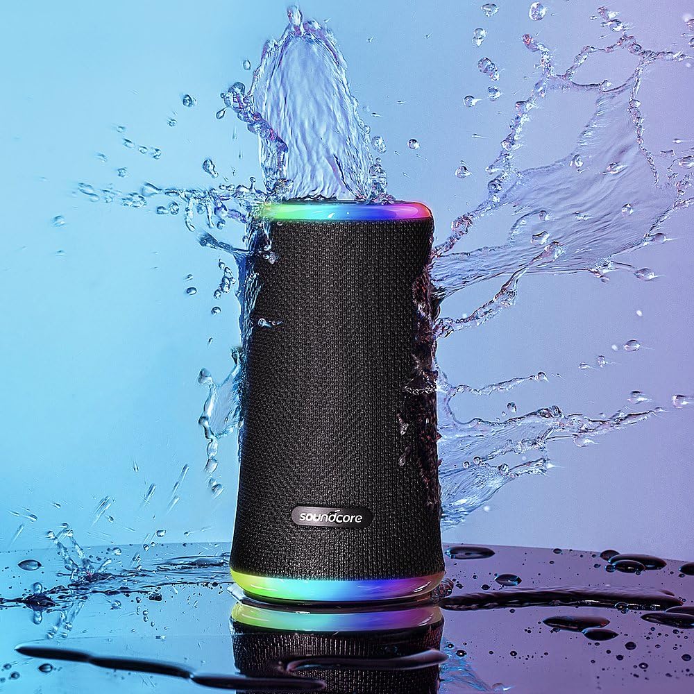 Soundcore - Flare 2 Bluetooth Speaker - Black