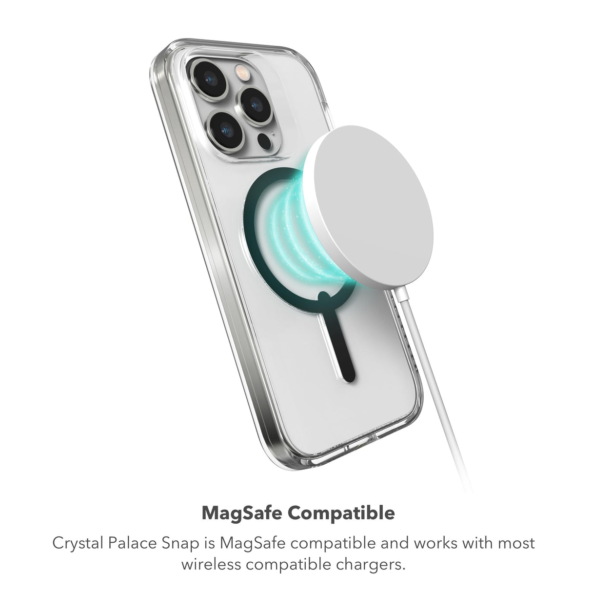 Zagg - Crystal Palace Snap Case For Apple Iphone 15 Pro - Clear