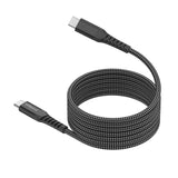 Prodigee - Magnetic Coil Usb C To Apple Lightning Cable - Black