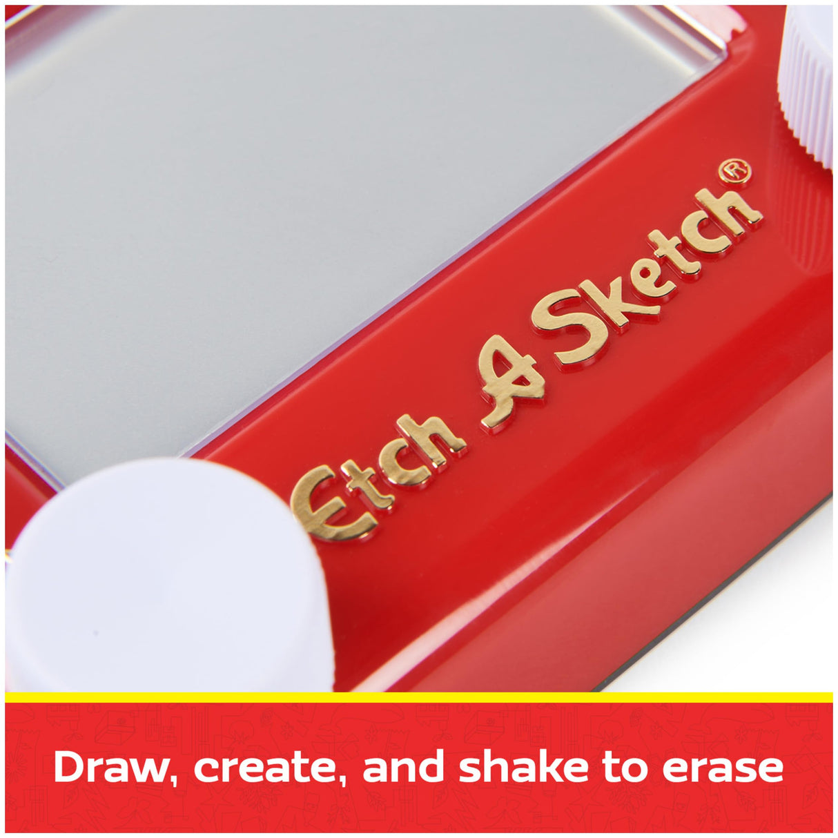 Etch A Sketch Pocket, 76% Recycled Plastic, Original Magic Screen, Sustainably-Minded Kids Travel Toy, Drawing Toys for Boys & Girls Ages 3+