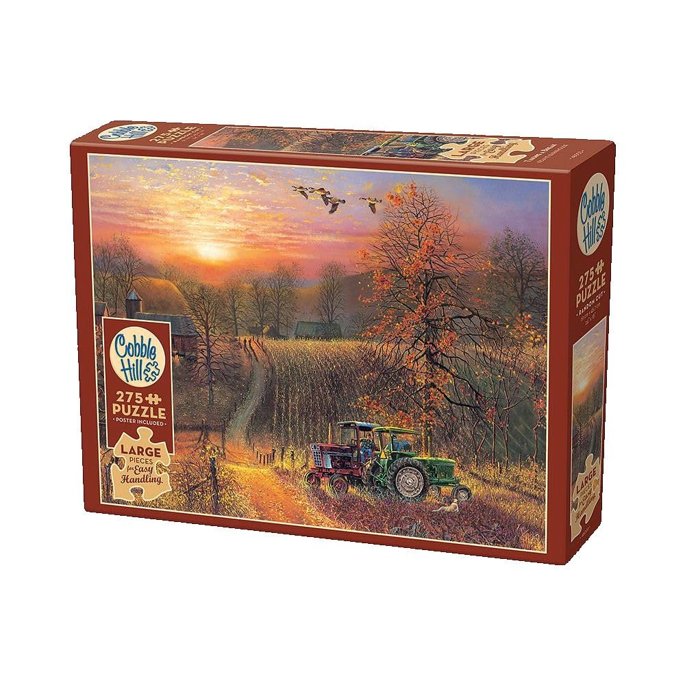 Cobble Hill 275 Piece Easy-Handling Puzzle - Taking a Break - Sample Poster Included